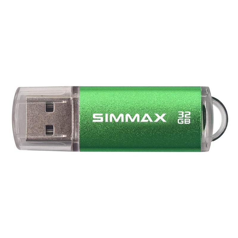 SIMMAX Flash Drive 5 Pack 32GB USB 2.0 Flash Drives Thumb Drive Memory Stick Pen Drive with Led Indicator (Blue Green Black Red Purple) - Image 2